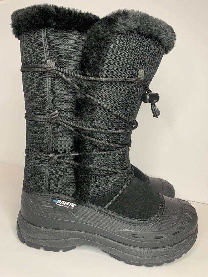 Baffin Womens US8 Ella Boot Black 45100184 Winter Snow Boots eBay