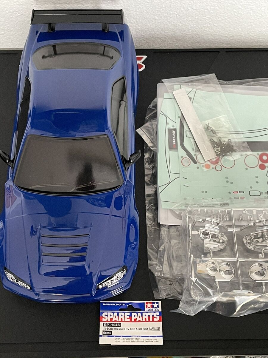 TAMIYA NISSAN NISMO R34 GT-R Z-TUNE CUSTOM BODY TRAXXAS 4 TAMIYA NISSAN NISMO R34 GT-R Z-TUNE CUSTOM BODY TRAXXAS 4