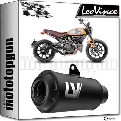 LEOVINCE AUSPUFF LV-10 FULL SCHWARZ DUCATI SCRAMBLER 800 / FULL THROTTLE 2020 20