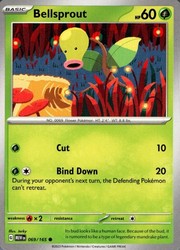 Bellsprout 069/165 Scarlet & Violet 151 Common