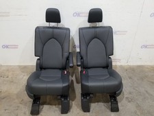 24 2024 Toyota Grand Highlander Xle Rear Bucket Seat Set Black Leather