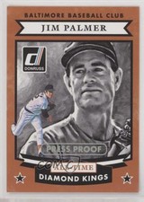 2015 Donruss All-Time Diamond Kings Press Proof Silver 32/49 Jim Palmer HOF 19kh
