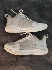 Women's K-Swiss Ultrashot Team Tennis Court Shoes White Gray Size 7