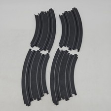  4 Pack AUTO WORLD 9" RADIUS 1/8 CURVE HO SLOT CAR TRACK  H0072 / H0004