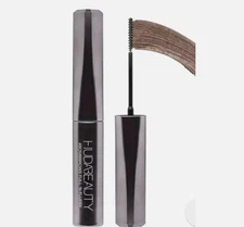 Huda Beauty #BombBrows Full 'N Fluffy Fiber Brow Gel 5 MEDIUM BROWN Eyebrow