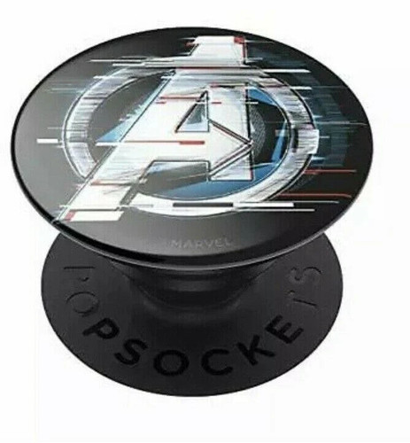 PopSockets: PopGrip w/Swappable Top for Phones &Tablets Shattered Avengers Logo - Picture 3 of 6