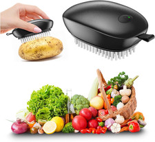 Sonic Fruit  Vegetable Cleaning Brush, up to 8,000 Vibrations/Min, Electric Pot