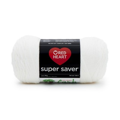 White Acrylic Yarn for Knitting Crochet Crafting and DIY Projects