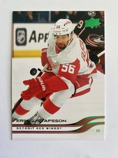 2025-26 Upper Deck Series 2 Holiday Exclusive Easter Green #312 Erik Gustafsson