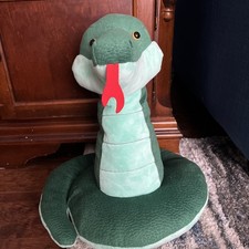 Juguete suave de peluche Build A Bear Snake Harry Potter Slytherin 15" 2021 en muy buena condición