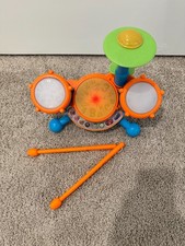 VTech KidiBeats Drum Set with Accessories, Baby and Toddler Toys