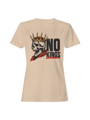 Skull with Crown ''No Kings Women's T-shirt