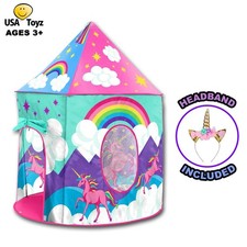 USA Toyz Unicorn Pop Up Tent for Kids. Play Tent