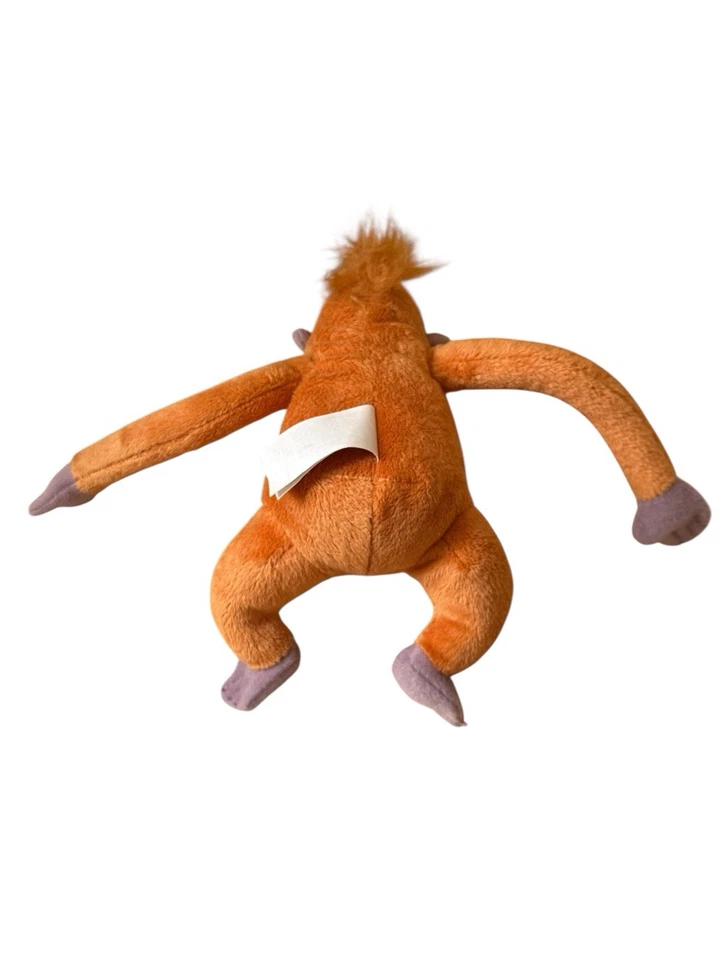 Juguete de peluche de 5" King Louie libro de la selva orangután ojos cosidos brazos largos Disney Foto 2 de 3