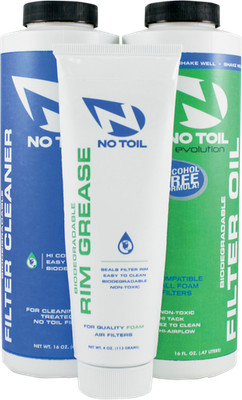 NO TOIL Evolution Filter Oil, Cleaner, and Rim Grease Kit EV109