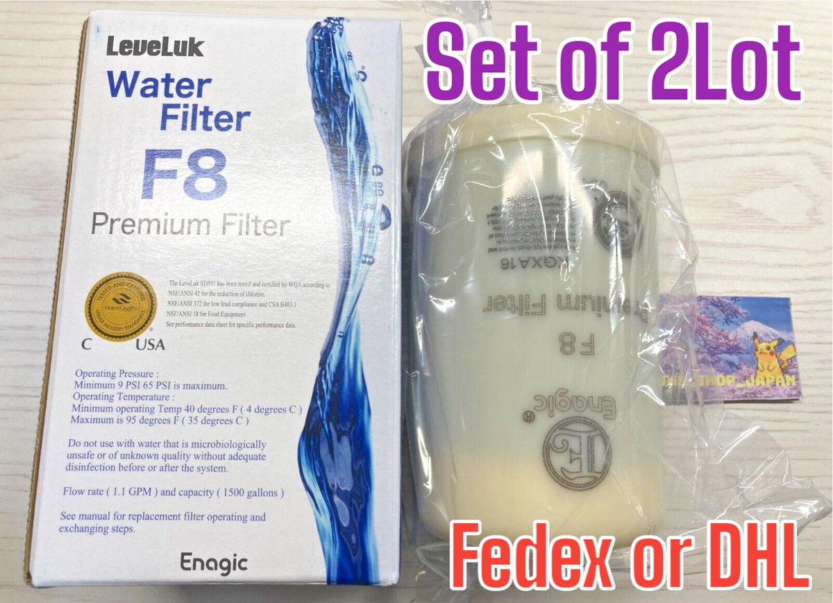 Leveluk F8 Filter for Kangen K8 Water Ioniser Machine Made