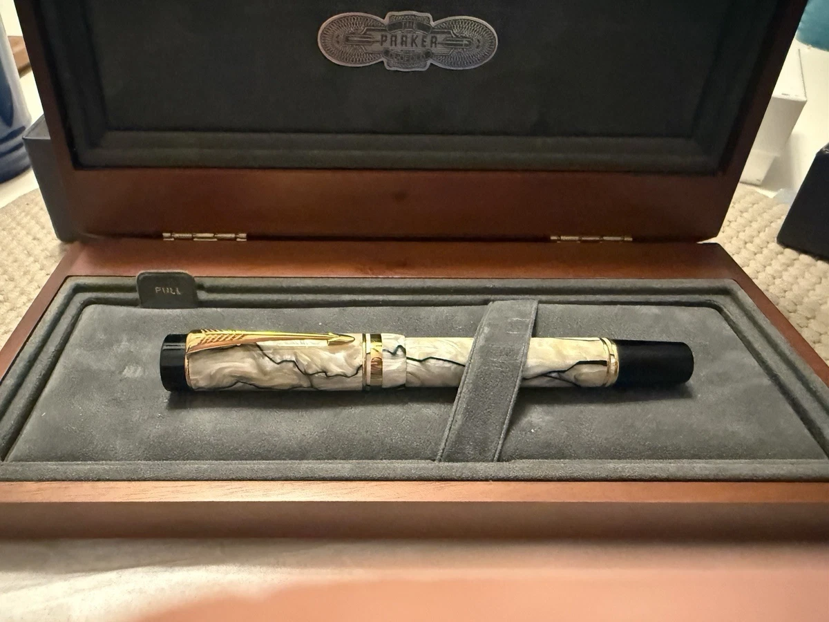 Parker Duofold Pearl Black for sale | eBay