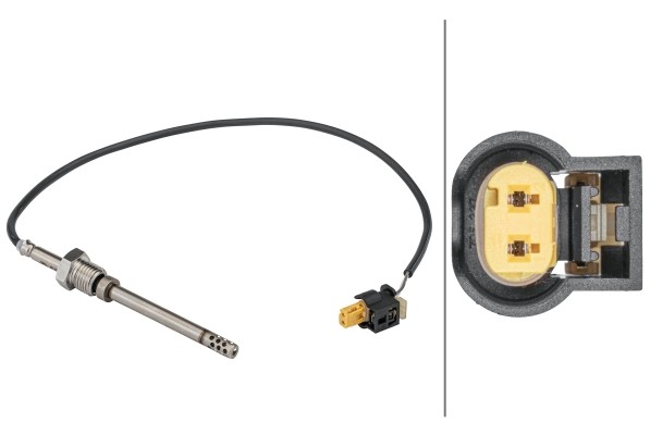 Vor Katalysator Hella 6PT 358 181-611 Sensor, Abgastemperatur FüR MERCEDES-BENZ-image