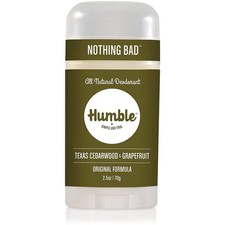 Humble Brands All Natural Aluminum Free Deodorant Texas Cedarwood And Grapefruit