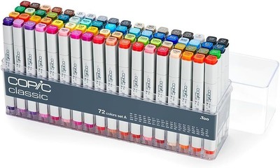 Too Copic Illustration Marker Color Pen Classic 72 Color Set A New Made in Japan