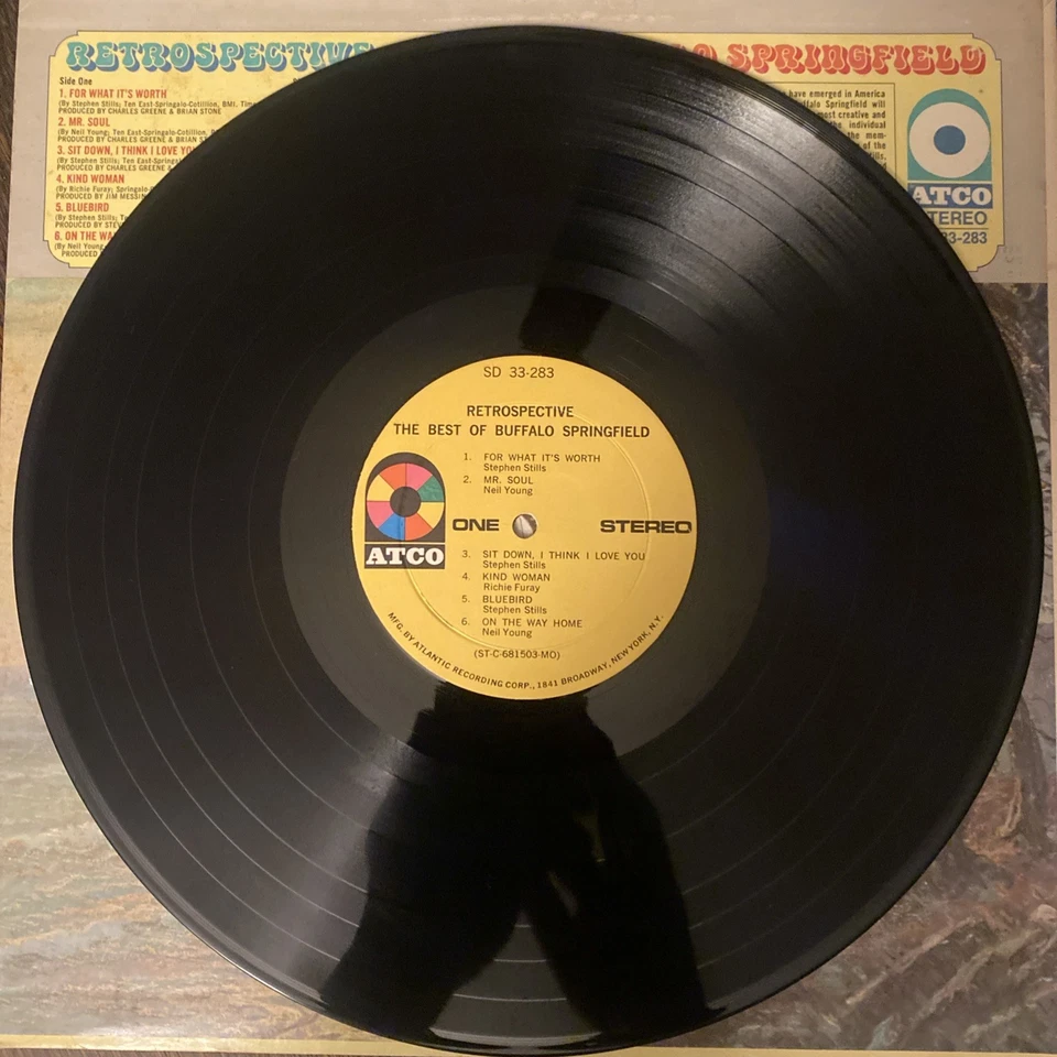 Buffalo Springfield The Best Of Retrospective Vinyl LP Orig Record VG - Image 3 of 4