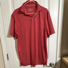 Vineyard Vines Performance Red Polo Shirt Men  s Size M Short Sleeve Collared