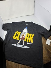NIKE Caitlin Clark "So Win" Basketball T-Shirt Black Men’s Sz L *NEW* IO7376-010