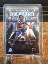 2025/26 Bowman NBA VJ Edgecombe #RR-3 Rookie RC Rockstar Philadelphia 76ers
