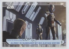 2021 Topps Star Wars Battle Plans Almec is Subdued By Bo-Katan Kryze #35 0f3j