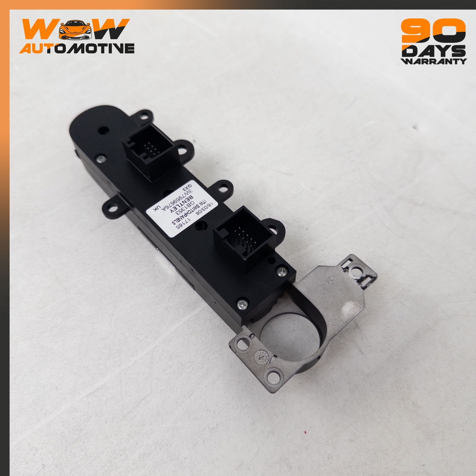 07-11 BENTLEY CONTINENTAL GTC CONVERTIBLE CENTER CONSOLE SWITCH PANEL OEM
