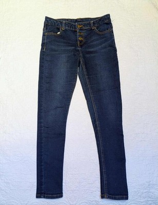 Dunkelblaue Jeans Baumwolle Elasthan Skinny Gr.36 Kiabi (2509019)