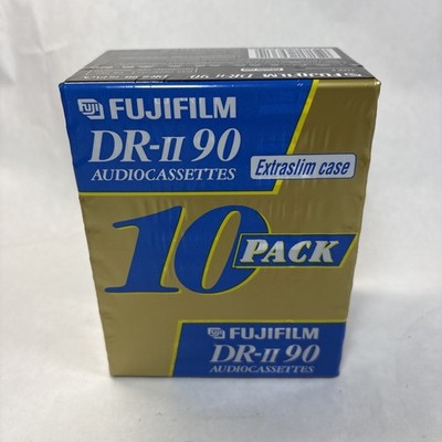 Fuji DR-II 90 Audio Cassettes High Bias 10 Pack New