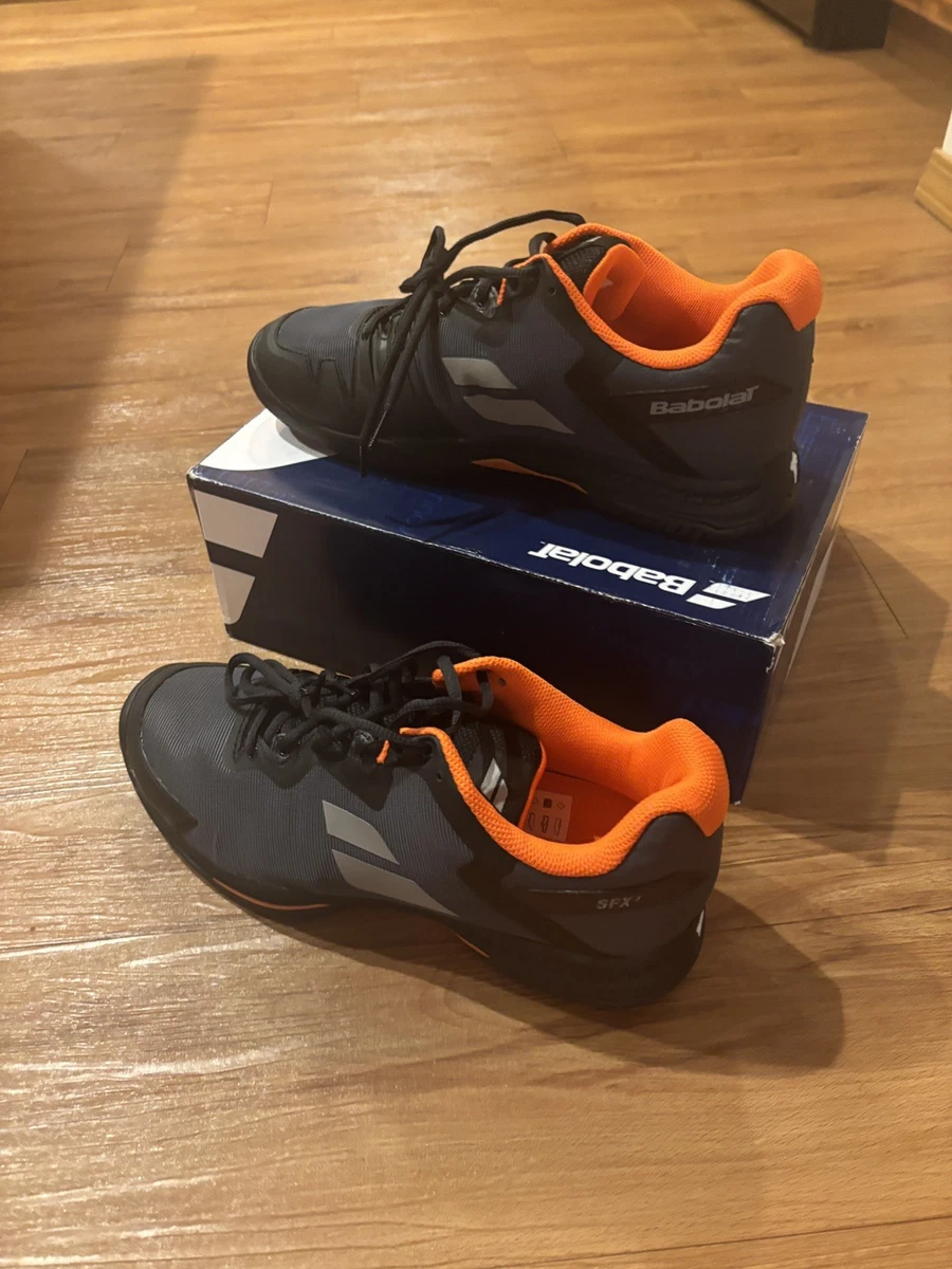Black Babolat Tennis & Racquet Sport Shoes for Men for sale  display picture 3
