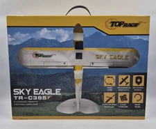 Sky Eagle 4-Channel Remote Control Airplane TR-C385 Fly Top Race Styrofoam White