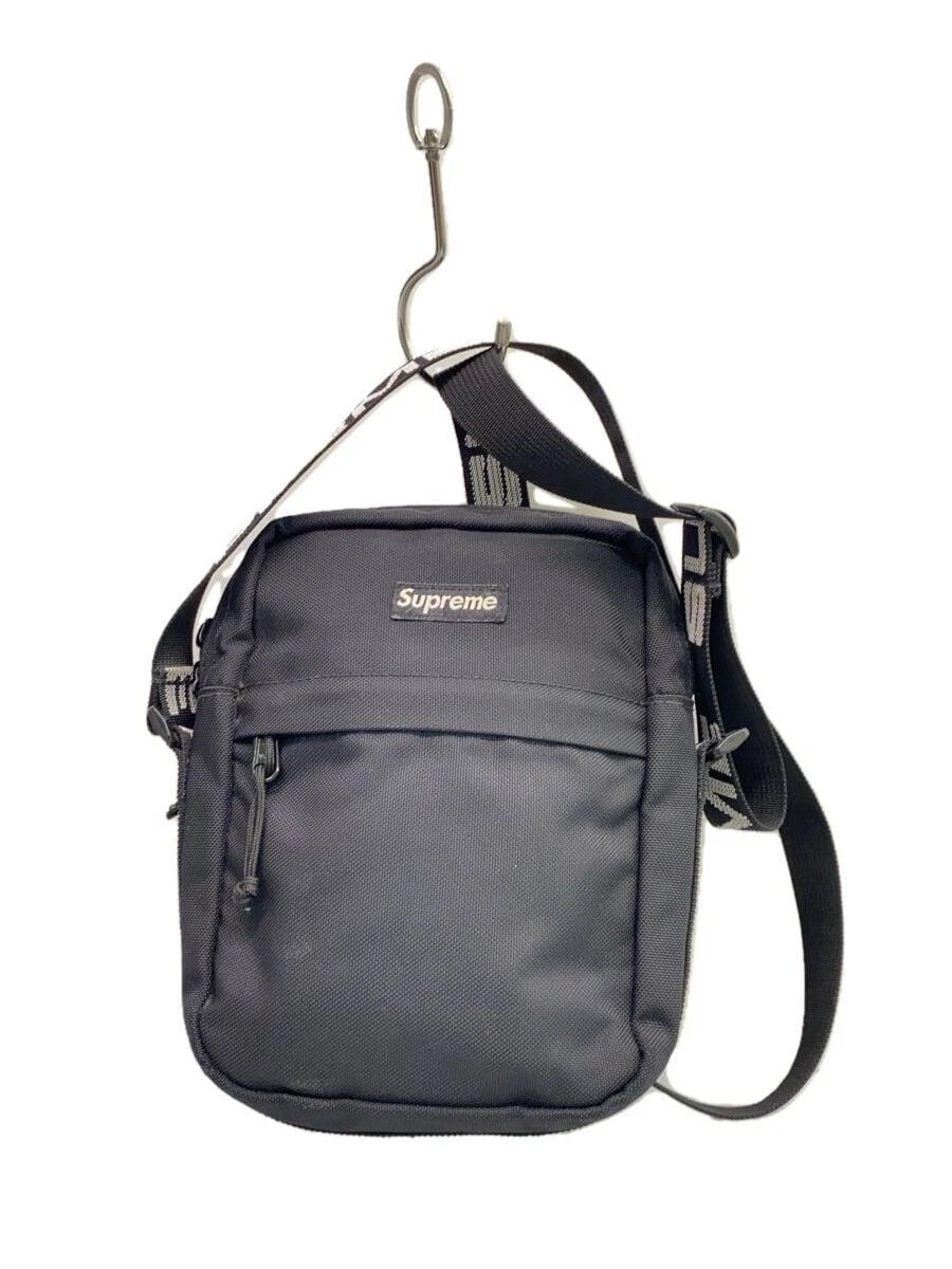 Sac bandoulière Supreme nylon noir occasion