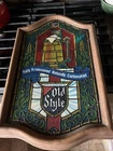 Vintage 1980 Heileman’s Old Style Lighted Beer Sign - Stein Stained Glass Look
