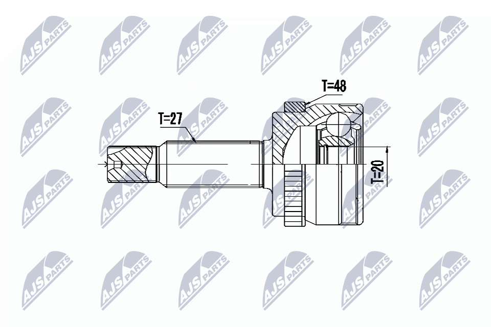 Fits NTY NPZ-HY-550 HYUNDAI IX35 2.0I 4WD 10-15 EXTERNAL JOINT, KIA S ⭐UK Stock⭐ - Image 3