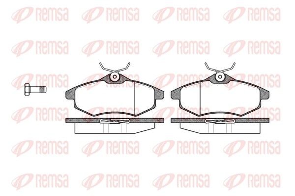 Remsa 0881.00 Bremsbelagsatz, Scheibenbremse FüR CitroËN-image