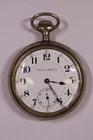 Antique Hamilton 21 Jewels Nickel-Silver Pocket Watch, Pre-Owned, Runs (40-#7)
