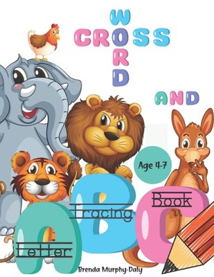 Fun Kids Crossword Puzzle Book Ages 47 Cute Animal Crossword Puzzles with Let...