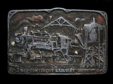 ND25149 VINTAGE 1983  MID-CONTINENT RAILWAY MUSEUM  BELT BUCKLE