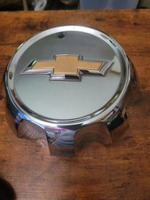 20 21 22 23 Chevy 2500 3500 Oem Center Hub Cap 84307949 Jz Chrome Gold Logo