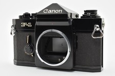 Meter Works N MINT Late Model Canon F-1 35mm SLR Film Camera Black JAPAN 321