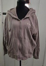 PINK Women s Regular XL Violet Full Zip Hoodie Logo