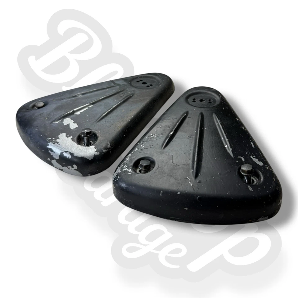 Triumph America 2005 negro fabricante original cubiertas laterales derecha e izquierda panel cubierta carenado Foto 2 de 4