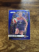 CELESTE TAYLOR 2024 PANINI PRIZM WNBA BLUE VELOCITY PRIZM
