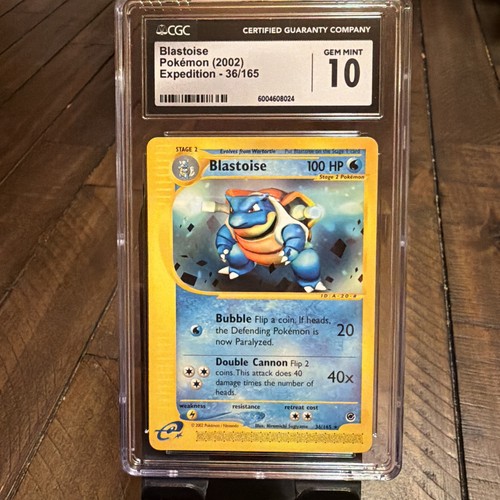 Blastoise graded CGC 10 for sale on eBay