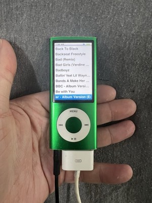 Battery Issue. Apple iPod Nano 5th Generation A1320 Green 16gb