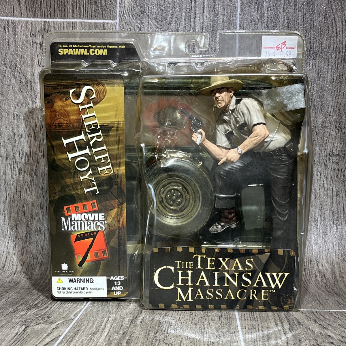 【未開封】テキサス・チェーンソー 「Sheriff Hoyt」フィギュア Movie Maniacs Series7 Sheriff Hoyt Action Figure by The