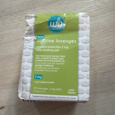 Mini Nicotine Lozenges 2mg Mint Stop Smoking Aid 135 Count Damaged Box